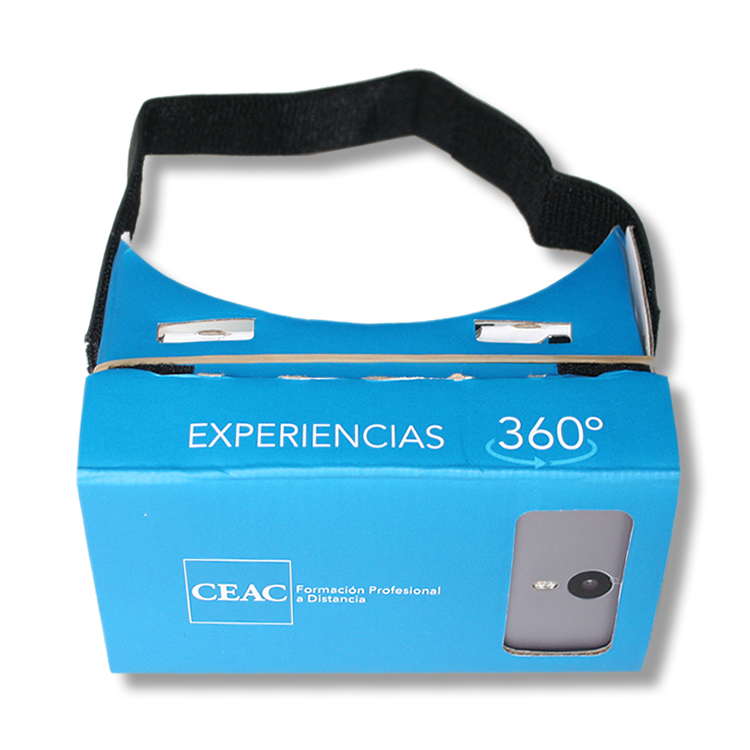 Gafas realidad virtual de cartón para ceac